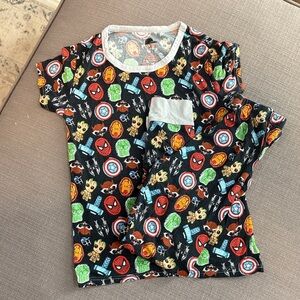 Bamboo Marvel Black and Red Superhero Pajama Set from George’s Hats